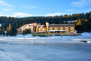 Lo scenario delle Dolomiti di Brenta