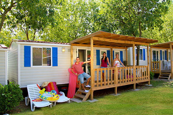 Bungalow e mobile home in camping village