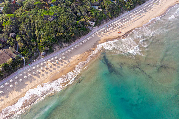 7000 mq di spiaggia privata in un parco naturale