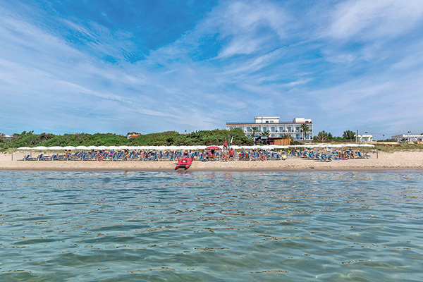 Direttamente sulla spiaggia