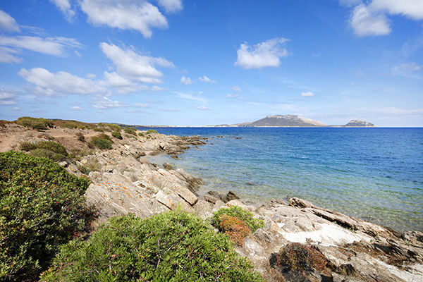 Nell'incantevole Baia di Sos Aranzos