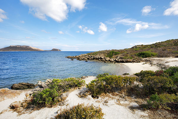 Nell'incantevole Baia di Sos Aranzos