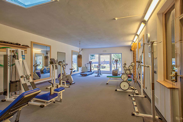 Area wellness di 2.000 mq con vista panoramica