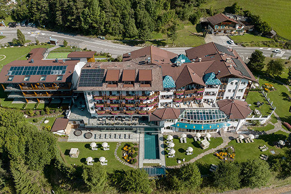 Area wellness di 2.000 mq con vista panoramica
