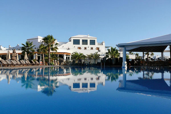 Nell'area verde di Corralejo
