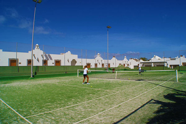 Nell'area verde di Corralejo
