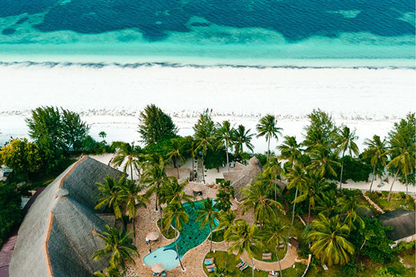 PALUMBO MNEMBA VIEW RESORT - Matemwe (Zanzibar - Tanzania) Posizione esclusiva, con vista sull'isola di Mnemba