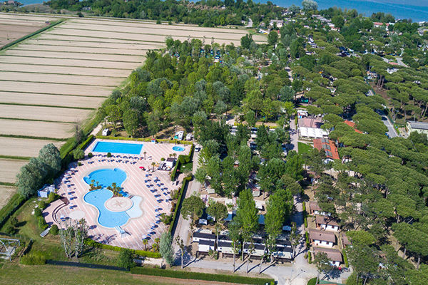 Camping fronte mare