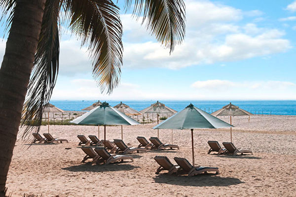 Spiaggia di fine sabbia bianca
