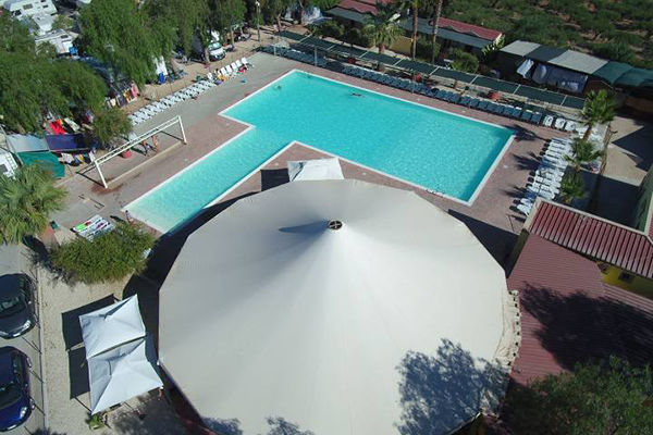 Immerso in un parco di 48.000 mq