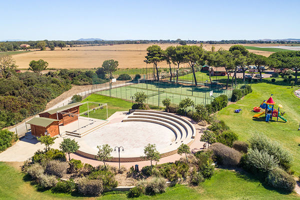 Parco piscine con giochi d'acqua