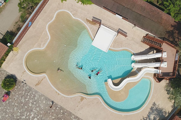 Parco acquatico di 2.100 mq