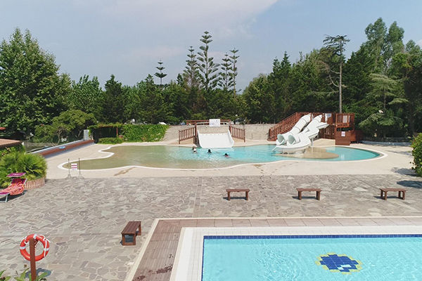 Parco acquatico di 2.100 mq