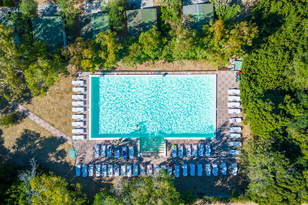 Immerso in un bosco di 9 ettari