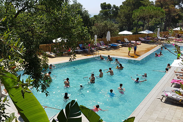 Camping con 10 piscine e 9 scivoli acquatici