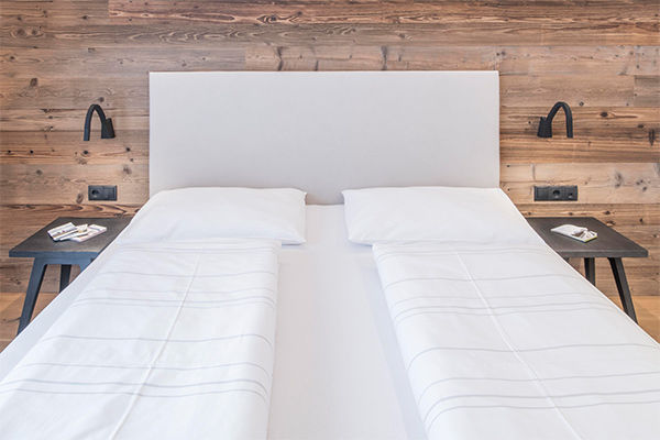 Immerso in un paesaggio alpino autentico