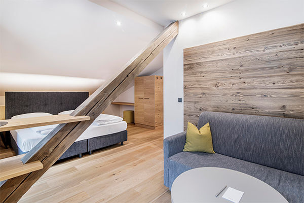 Immerso in un paesaggio alpino autentico