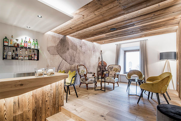 Immerso in un paesaggio alpino autentico