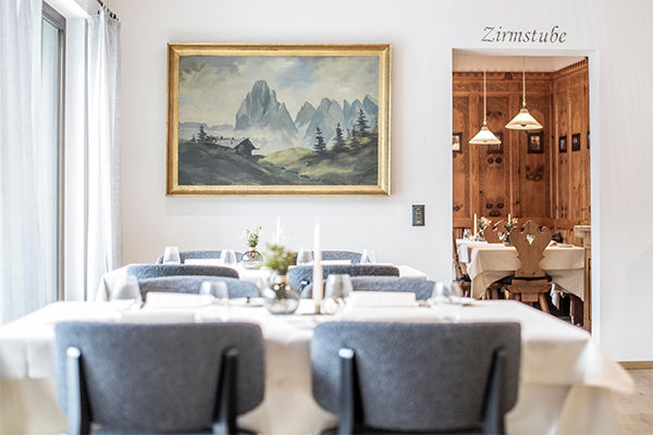 Immerso in un paesaggio alpino autentico