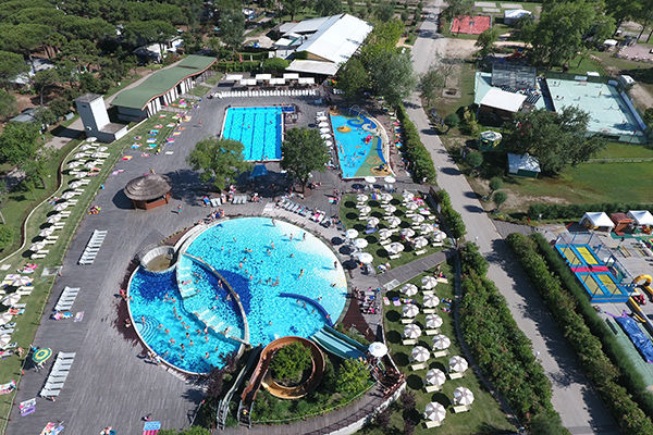 Immerso nel verde sulla Riviera Romagnola