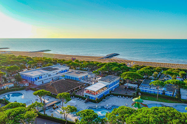 Area wellness di 1.840 mq e parco acquatico di 3.200 mq