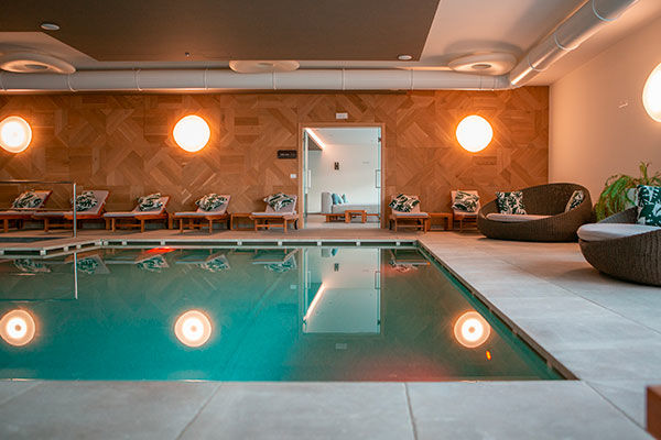 Area wellness di 1.840 mq e parco acquatico di 3.200 mq