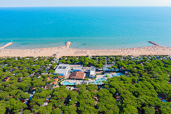 Area wellness di 1.840 mq e parco acquatico di 3.200 mq