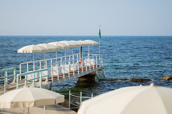Spiaggia privata, mare cristallino