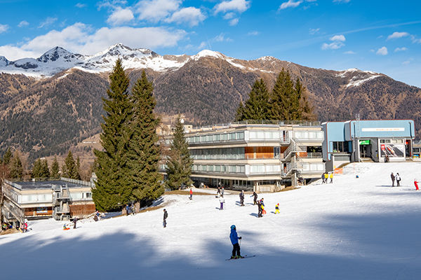 Partenza privilegiata della skiarea Campiglio Dolomiti di Brenta