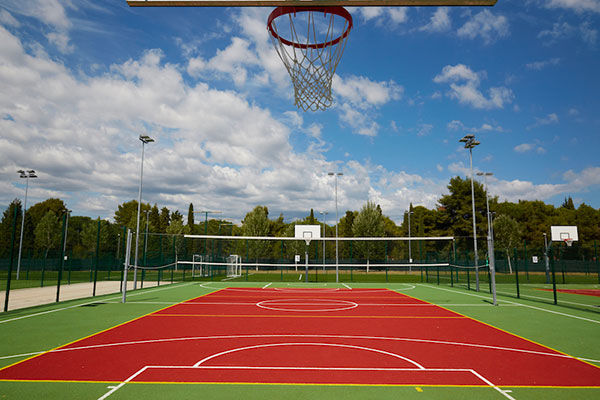 Vista panoramica sull'arcipelago delle incantevoli Isole Brioni
