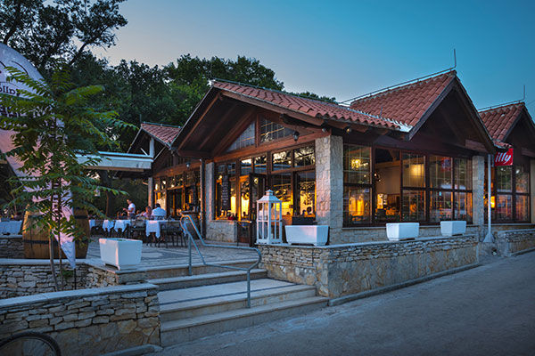 Vista panoramica sull'arcipelago delle incantevoli Isole Brioni