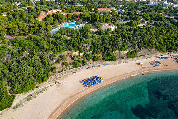 A 800 metri dalla spiaggia, navetta inclusa