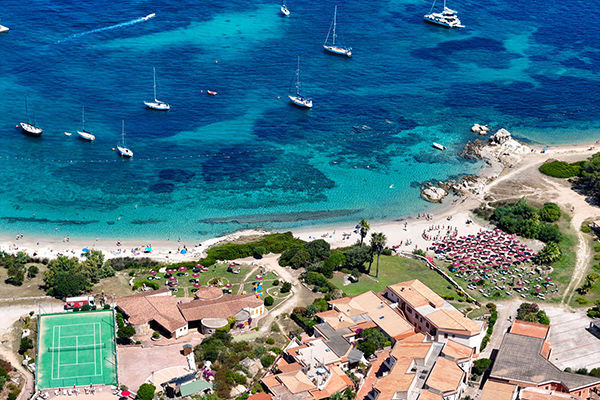 Direttamente sul mare, di fronte alla Maddalena