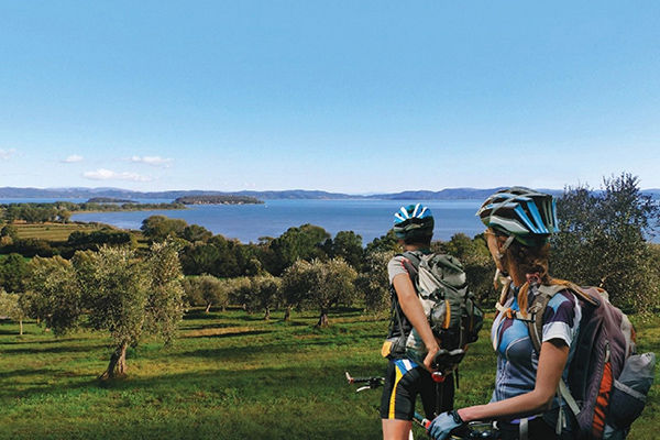 Sulle rive del Lago Trasimeno