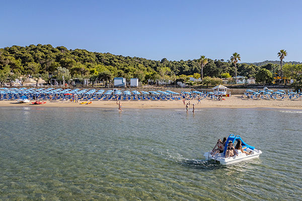 A 150 metri dalla spiaggia