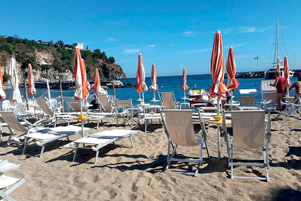 Direttamente sulla spiaggia