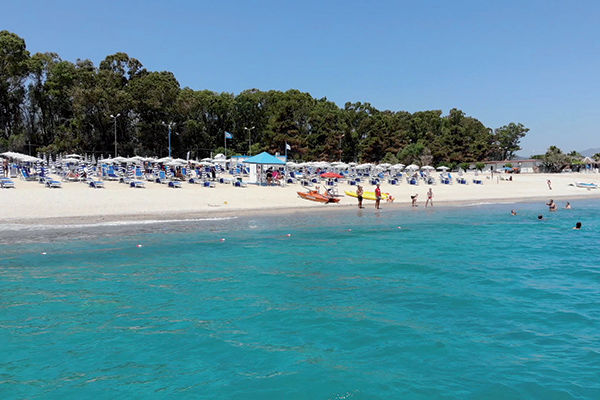 Direttamente sulla spiaggia