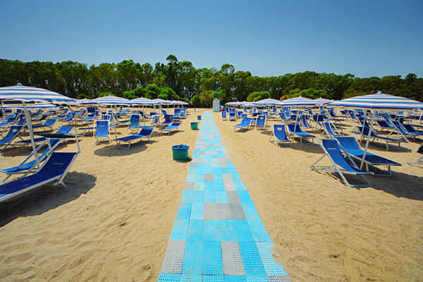 Direttamente sulla spiaggia