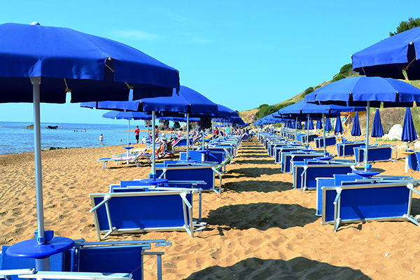 Direttamente sulla spiaggia