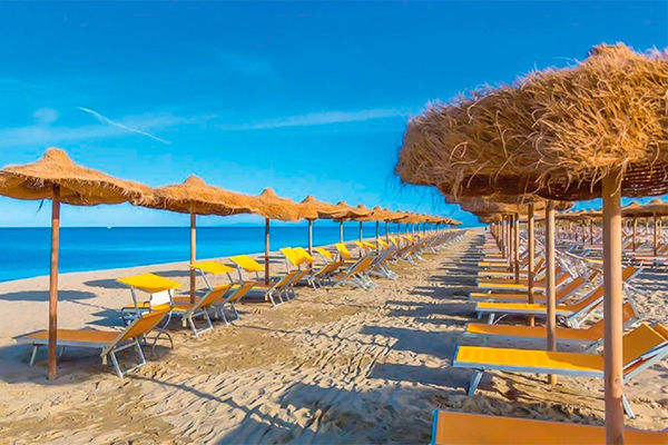 Direttamente sulla spiaggia