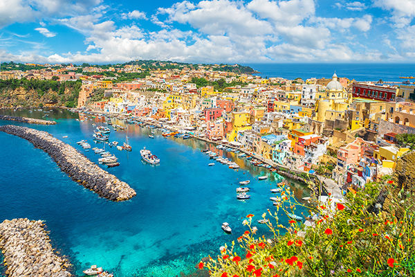 Tra i limoneti con vista sul mare di Procida