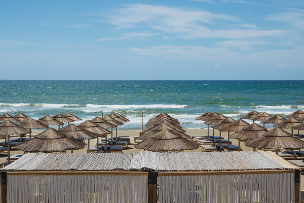 Beach Club sulla spiaggia