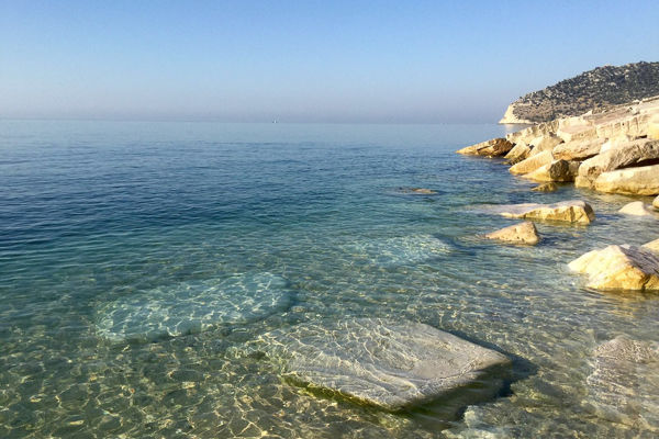 Vista incantevole sulla Baia di Mattinata