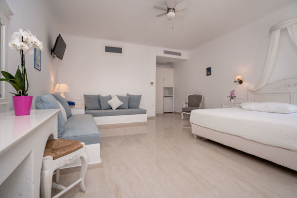 Atmosfera familiare, in tipico stile cicladico