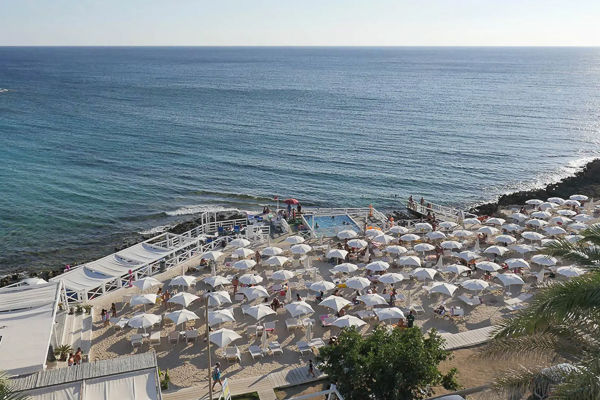 Direttamente sulla spiaggia