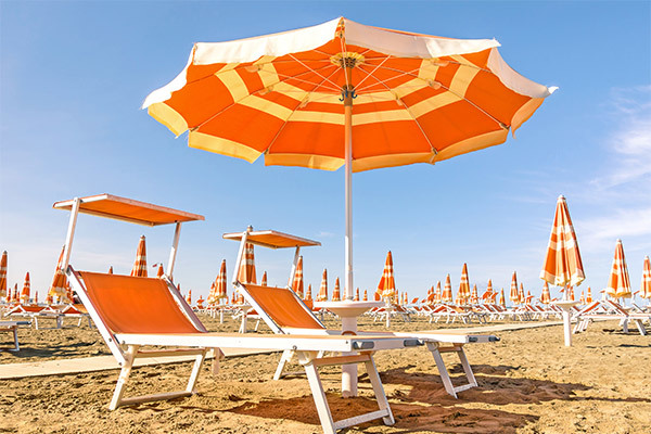 Qualità fronte mare, spiaggia inclusa