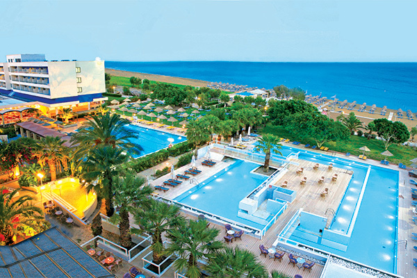 NICOLAUS CLUB BLUE SEA BEACH RESORT 4*S - Kalithea (Rodi - Grecia) Resort di qualità su una suggestiva spiagga