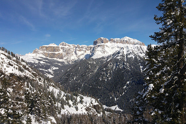 In Val di fassa, a 800 metri dalle piste da sci