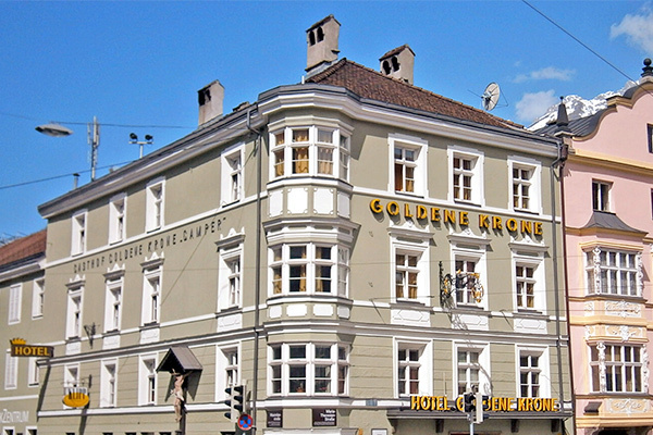 HOTEL GOLDENE KRONE 3* - Innsbruck (Tirolo - Austria) Posizione strategica