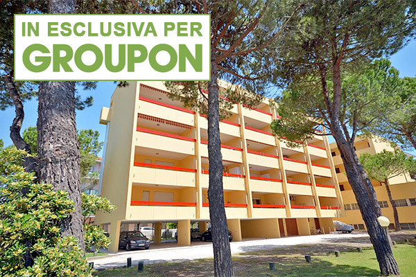 APPARTAMENTI BIBIONE - GROUPON - Bibione (VE) Vacanza in libertà in appartamento fino a 5 posti letto